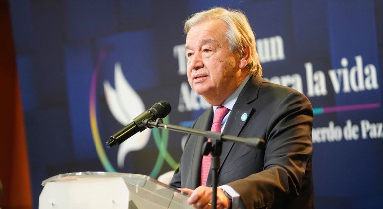 La Colombie doit être fière des acquis indéniables de l’Accord de paix signé il y a cinq ans, selon Guterres